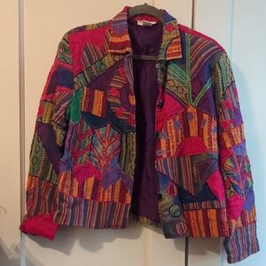 Colorful Patchwork Women's Jacket